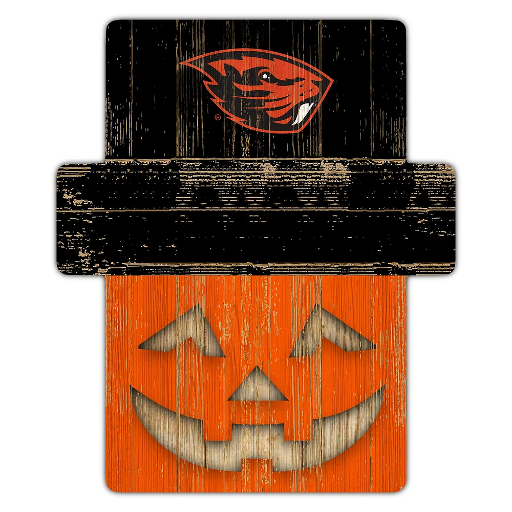 Oregon State Beavers 12" x 12" Jack-O-Lantern Display