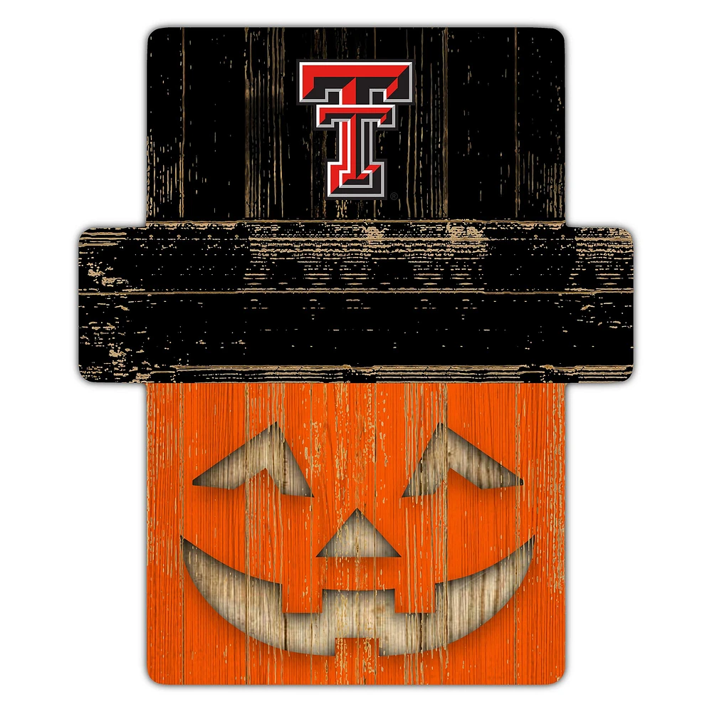 Texas Tech Red Raiders 12" x 12" Jack-O-Lantern Display