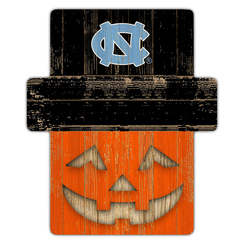 North Carolina Tar Heels 12" x 12" Jack-O-Lantern Display