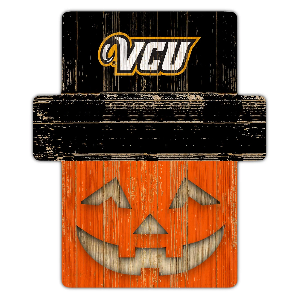 VCU Rams 12" x 12" Jack-O-Lantern Display