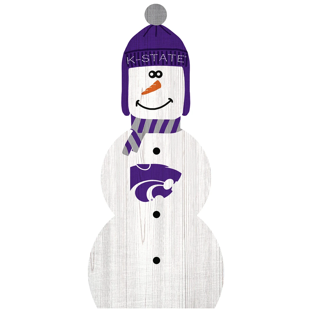 Kansas State Wildcats 31'' Snowman Leaner