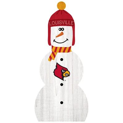 Louisville Cardinals 31'' Snowman Leaner