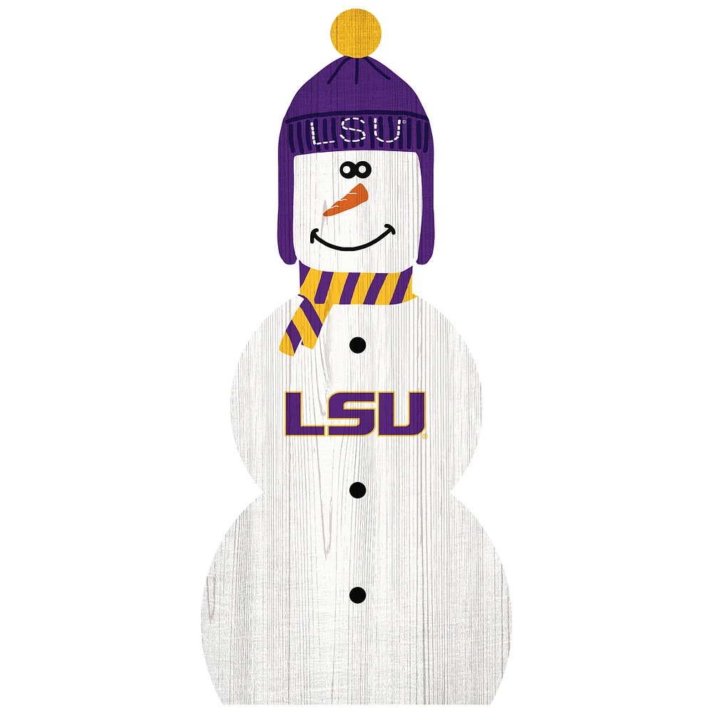 LSU Tigers 31'' Snowman Leaner