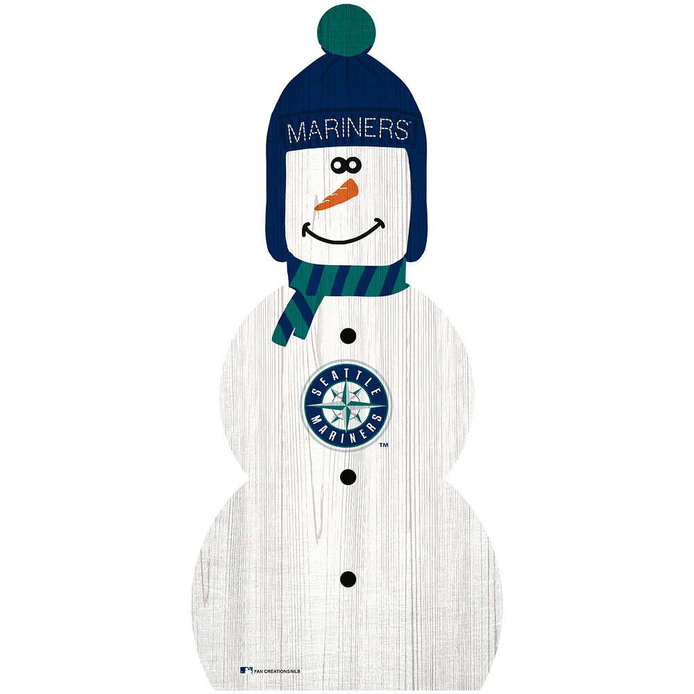 Seattle Mariners 31'' Snowman Leaner