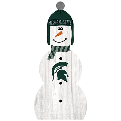 Michigan State Spartans 31'' Snowman Leaner