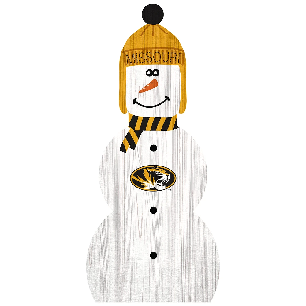 Missouri Tigers 31'' Snowman Leaner