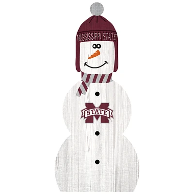 Mississippi State Bulldogs 31'' Snowman Leaner