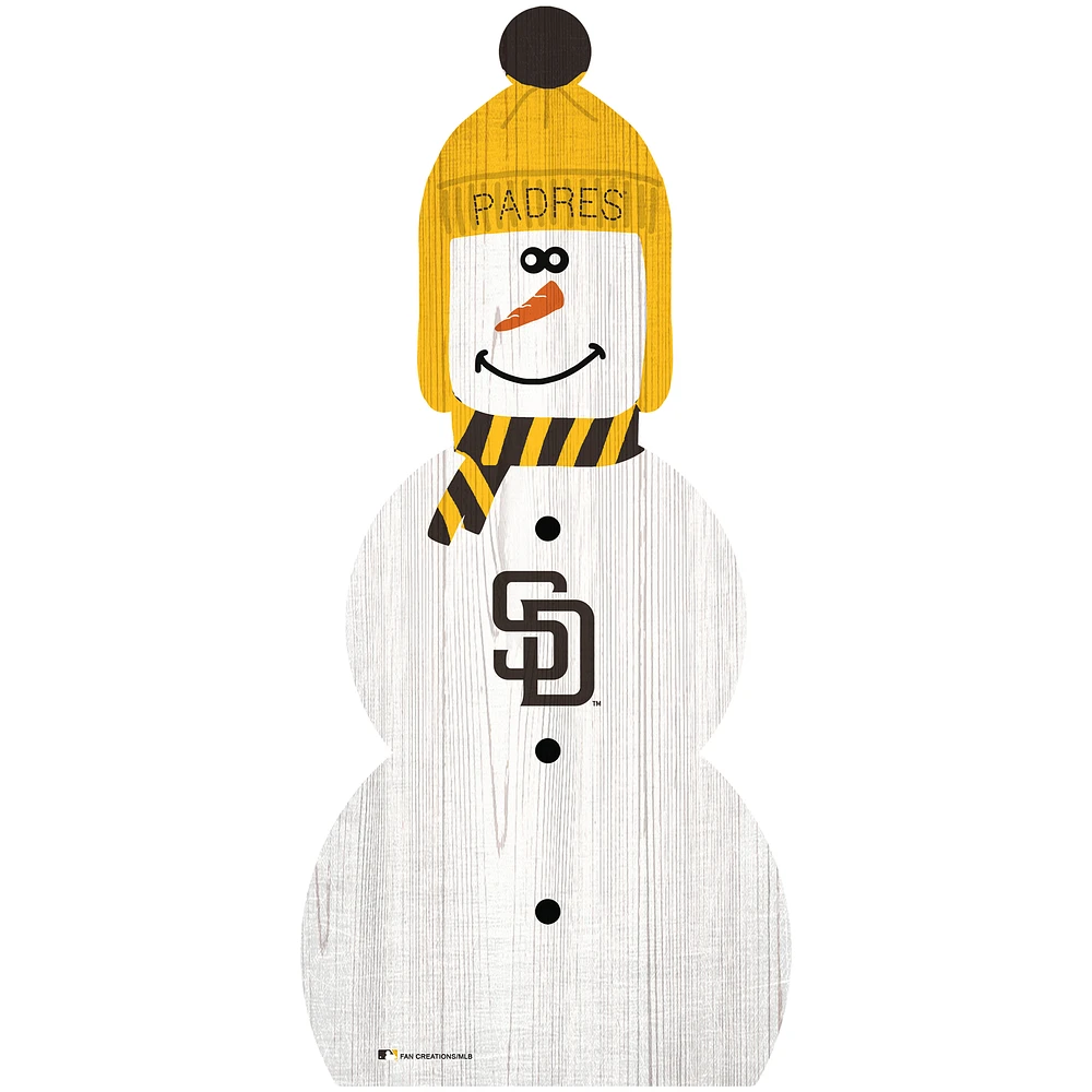 San Diego Padres 31'' Snowman Leaner