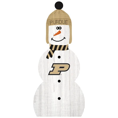 Purdue Boilermakers 31'' Snowman Leaner