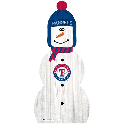 Texas Rangers 31'' Snowman Leaner