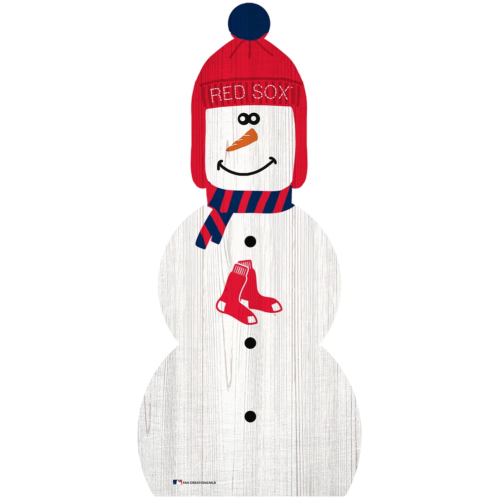 Boston Red Sox 31'' Snowman Leaner