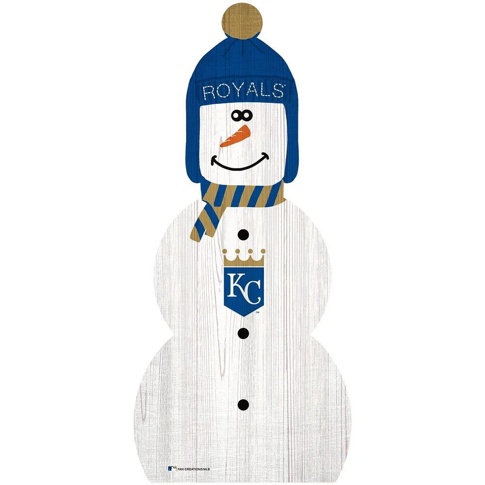 Kansas City Royals 31'' Snowman Leaner