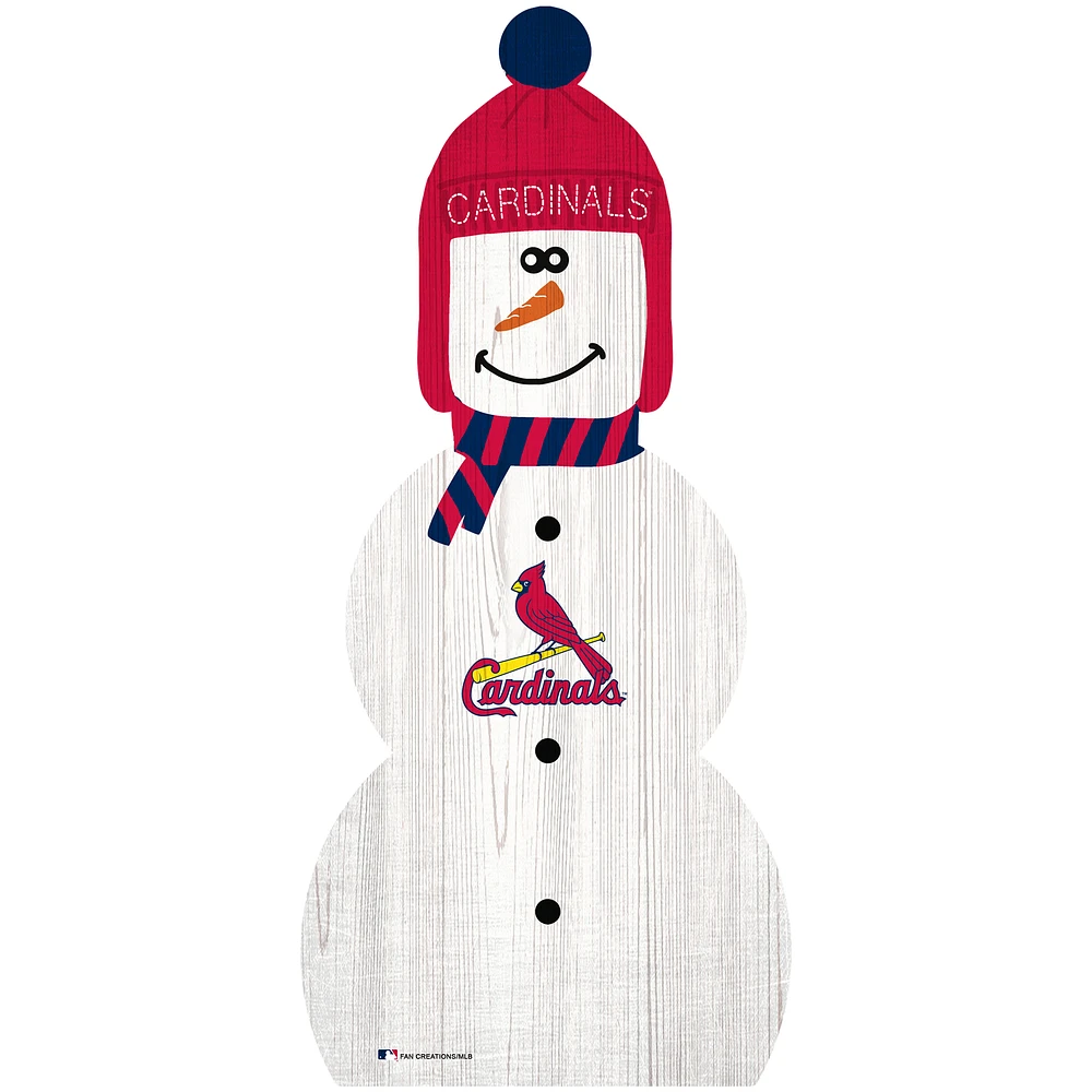 St. Louis Cardinals 31'' Snowman Leaner