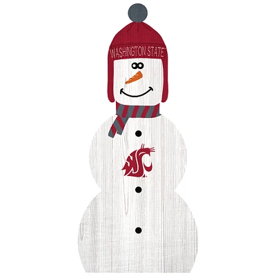 Washington State Cougars 31'' Snowman Leaner