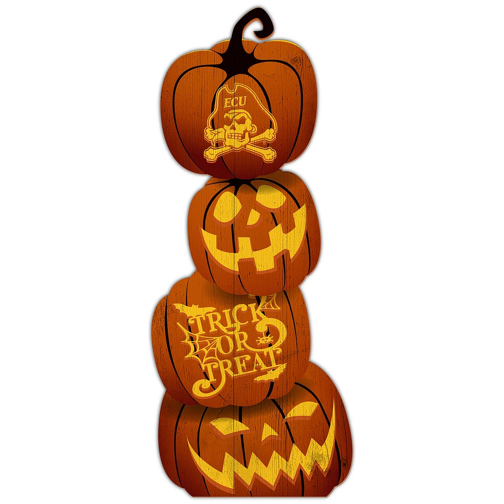ECU Pirates 31'' Pumpkin Leaner