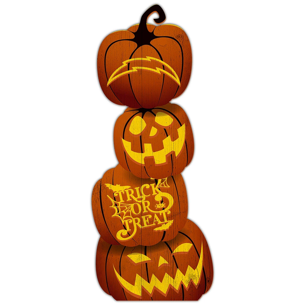 Los Angeles Chargers 31'' Pumpkin Leaner