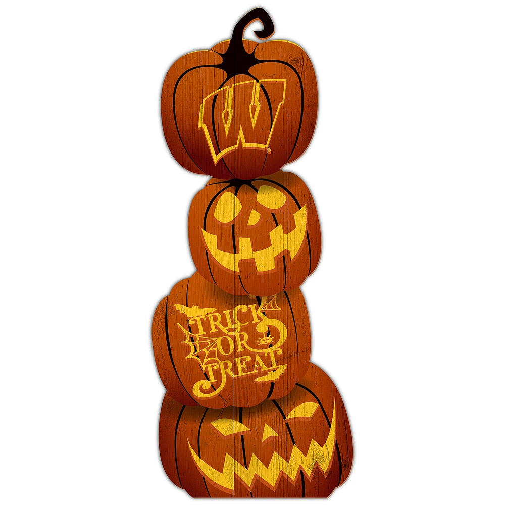 Wisconsin Badgers 31'' Pumpkin Leaner