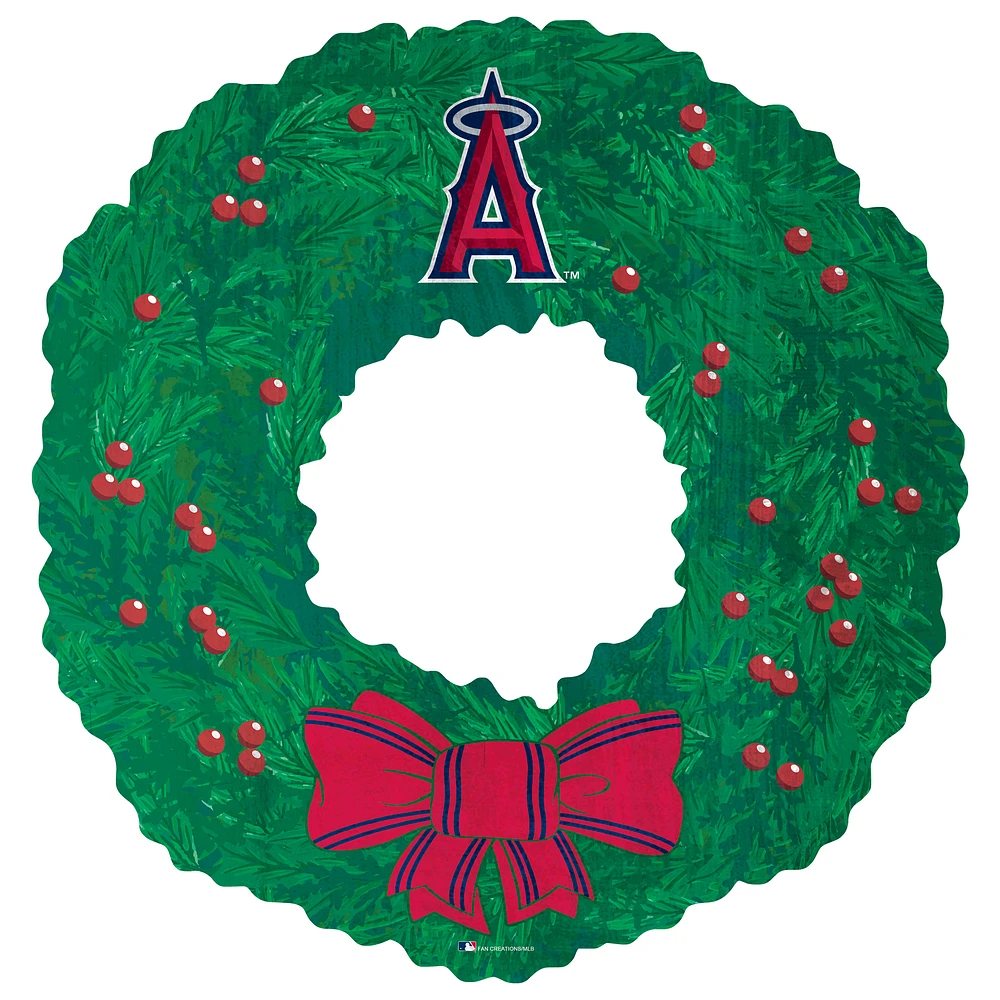 Los Angeles Angels 16'' Team Wreath Sign
