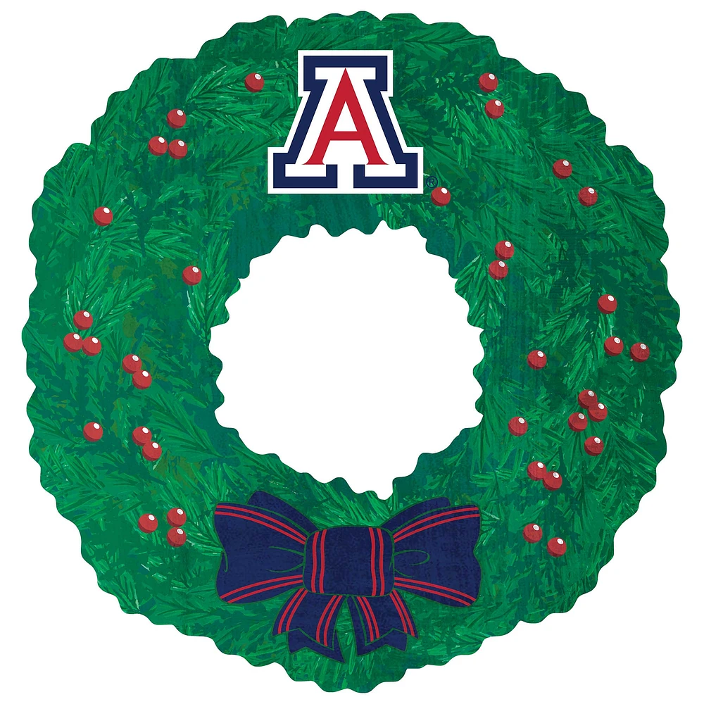 Arizona Wildcats 16'' Team Wreath Sign