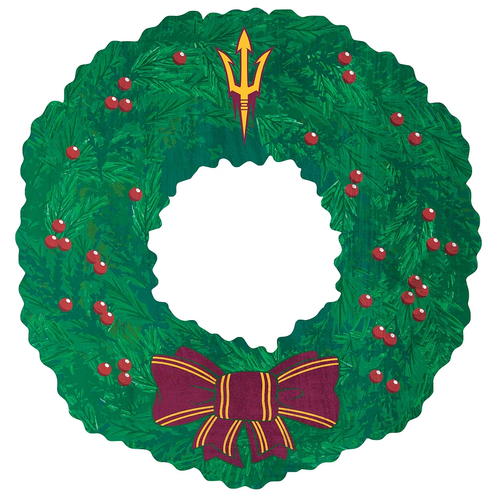 Arizona State Sun Devils 16'' Team Wreath Sign