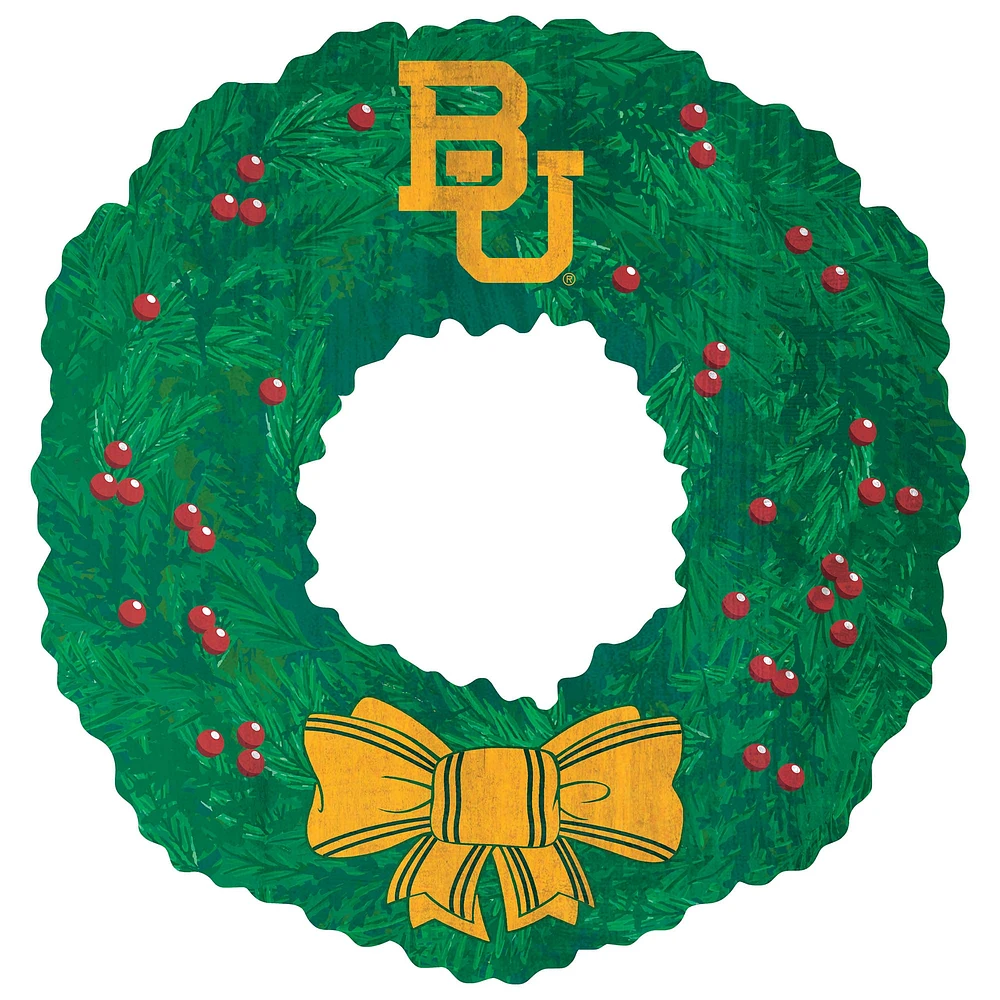 Baylor Bears 16'' Team Wreath Sign