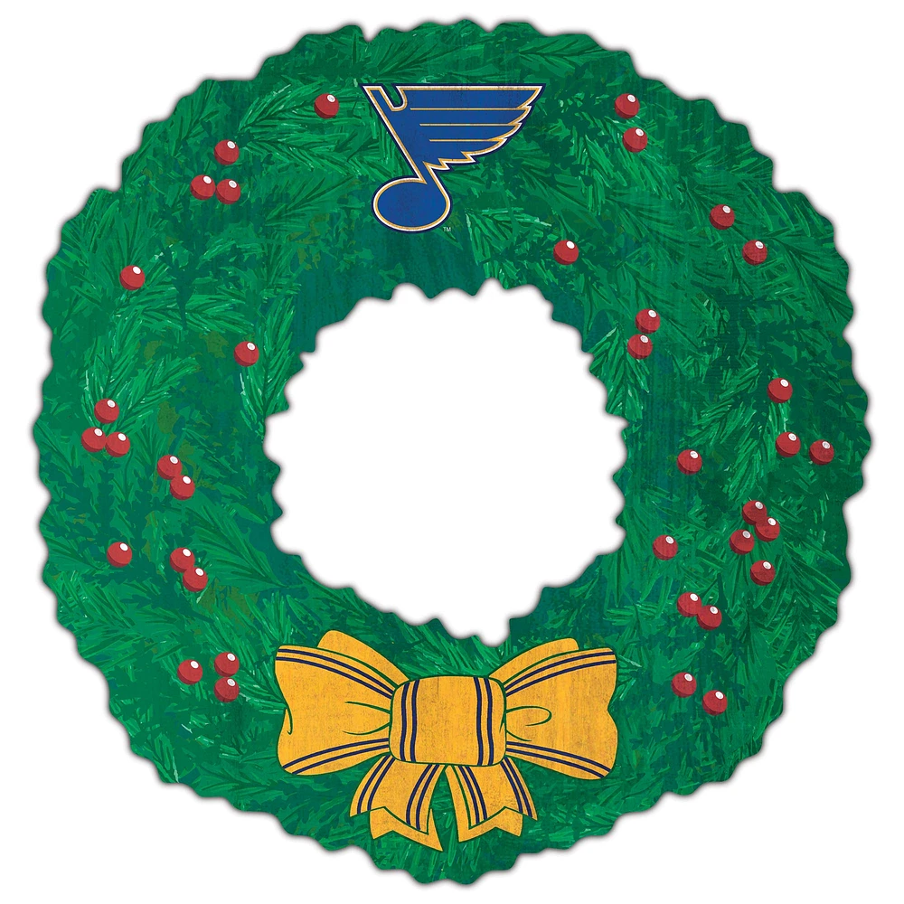 St. Louis Blues 16'' Team Wreath Sign