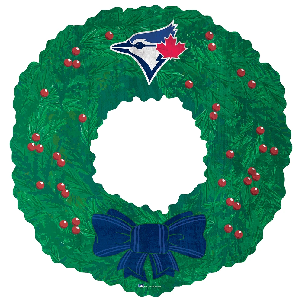 Toronto Blue Jays 16'' Team Wreath Sign