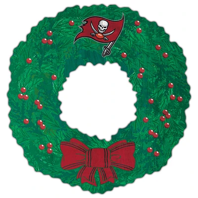 Tampa Bay Buccaneers 16'' Team Wreath Sign