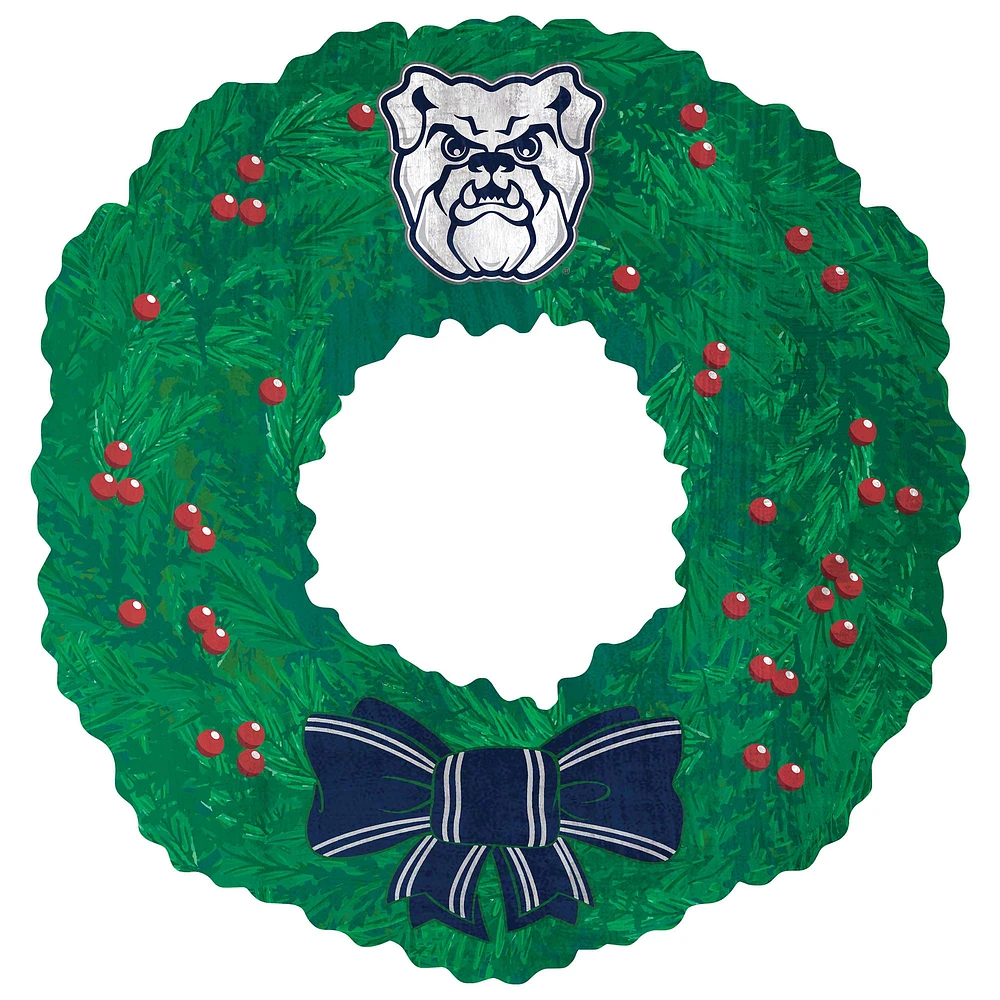 Butler Bulldogs 16'' Team Wreath Sign