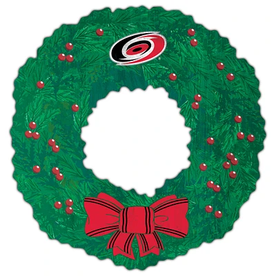 Carolina Hurricanes 16'' Team Wreath Sign