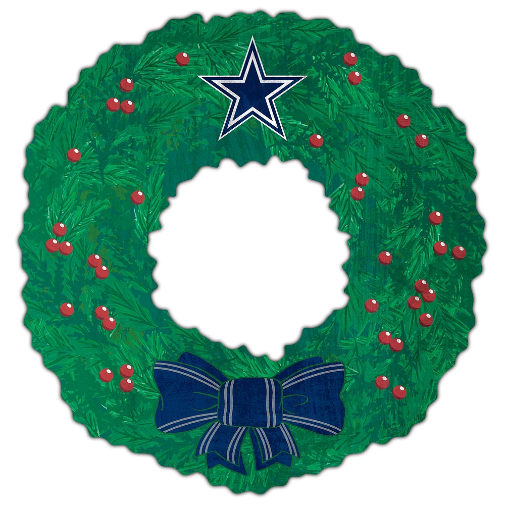 Dallas Cowboys 16'' Team Wreath Sign