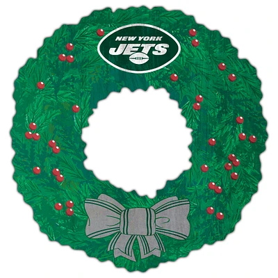 New York Jets 16'' Team Wreath Sign