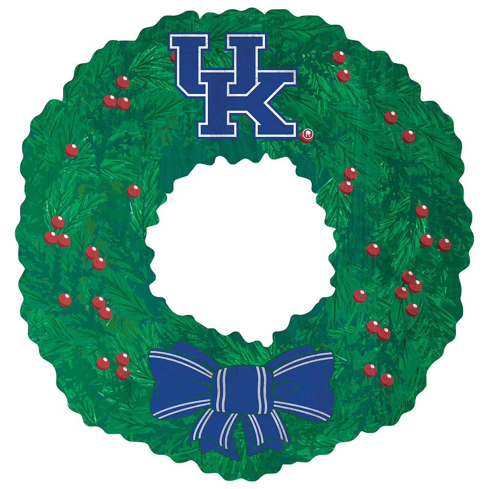 Kentucky Wildcats 16'' Team Wreath Sign