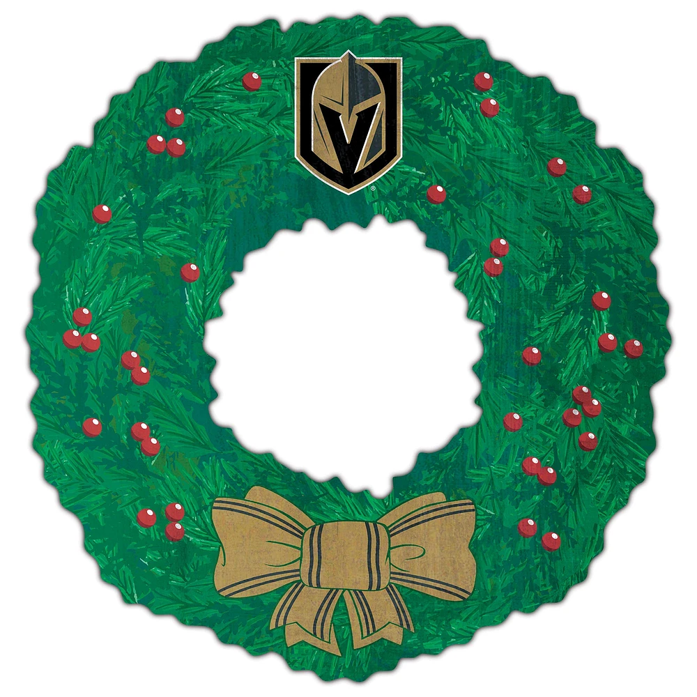 Vegas Golden Knights 16'' Team Wreath Sign