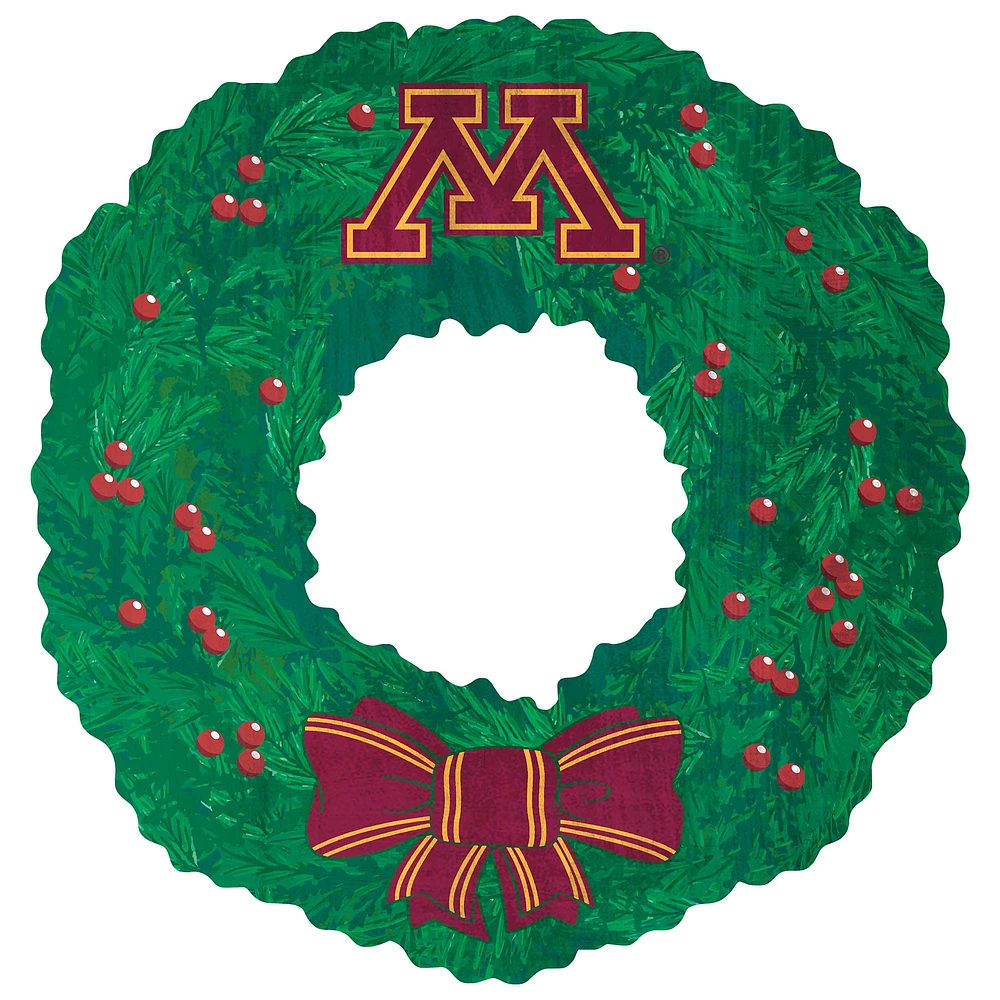 Minnesota Golden Gophers 16'' Team Wreath Sign