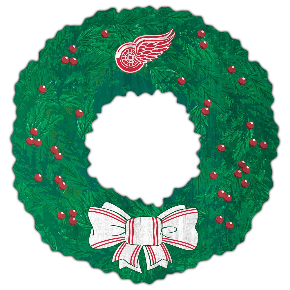 Detroit Red Wings 16'' Team Wreath Sign