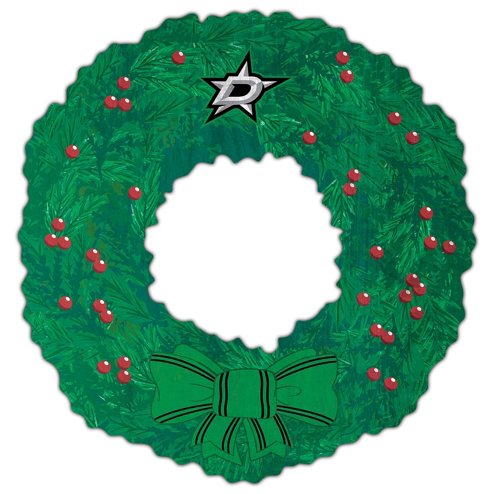 Dallas Stars 16'' Team Wreath Sign