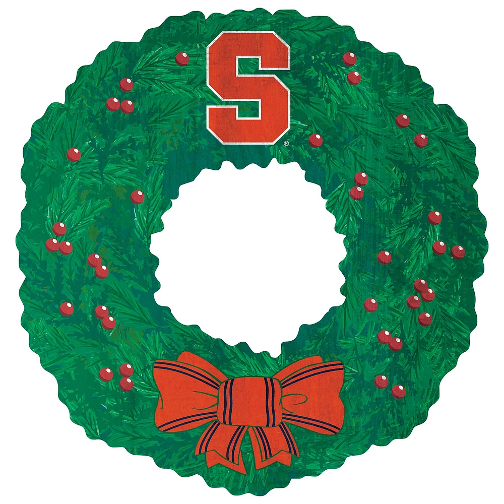 Syracuse Orange 16'' Team Wreath Sign