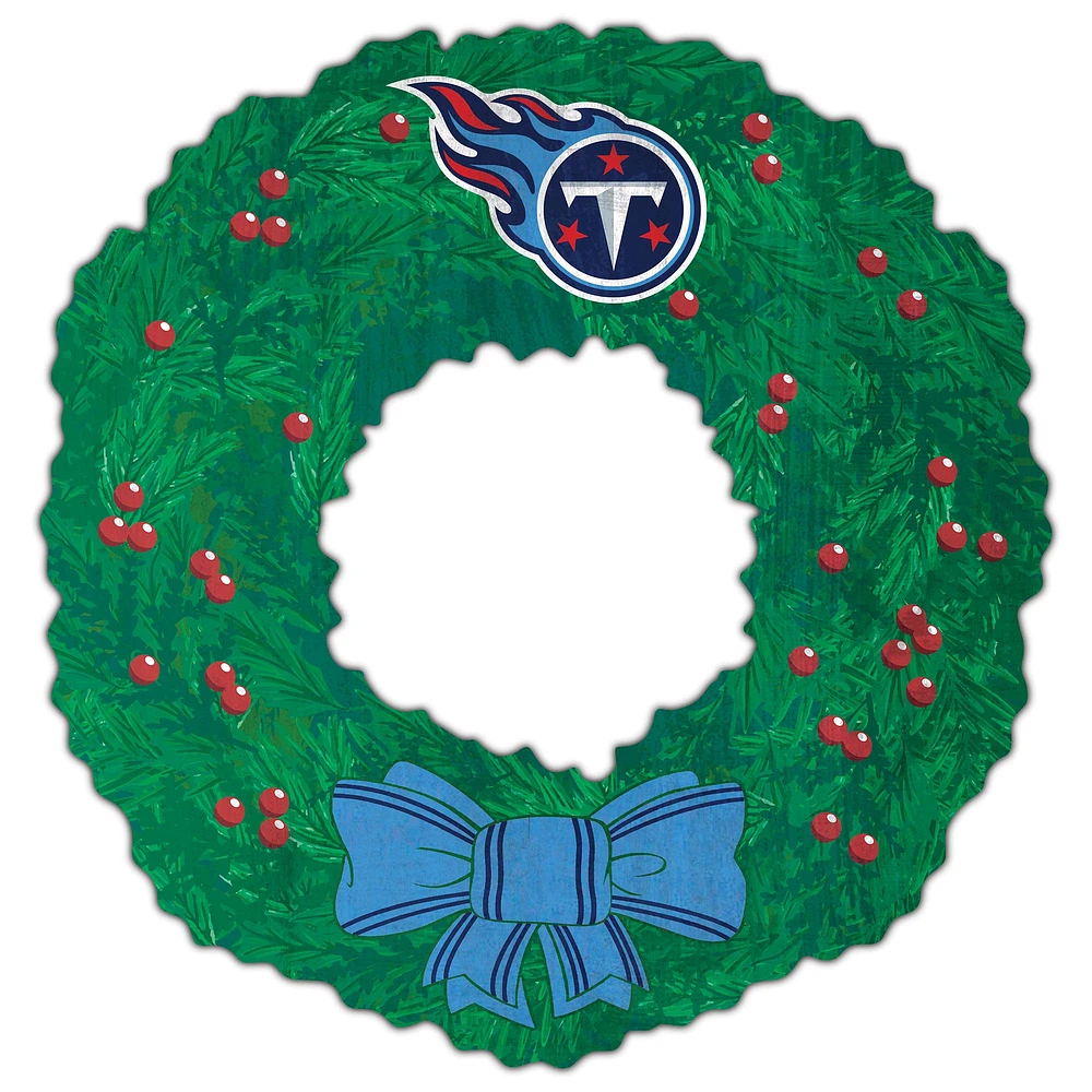 Tennessee Titans 16'' Team Wreath Sign