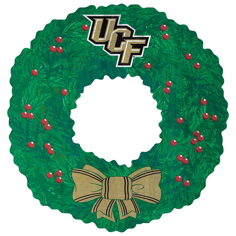 UCF Knights 16'' Team Wreath Sign