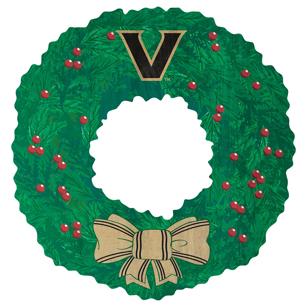 Vanderbilt Commodores 16'' Team Wreath Sign
