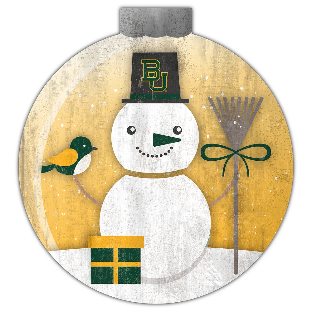 Baylor Bears 12'' Snow Globe Wall Art