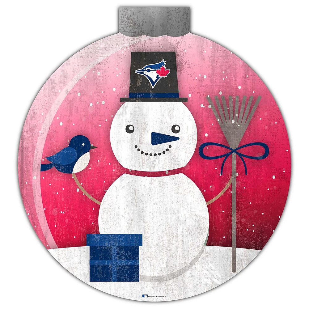 Toronto Blue Jays 12'' Snow Globe Wall Art