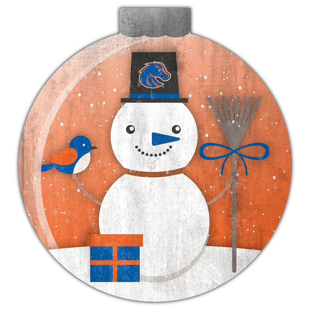 Boise State Broncos 12'' Snow Globe Wall Art