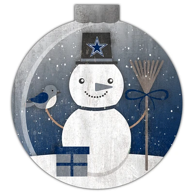 Dallas Cowboys 12'' Snow Globe Wall Art