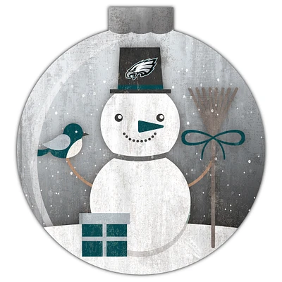 Philadelphia Eagles 12'' Snow Globe Wall Art