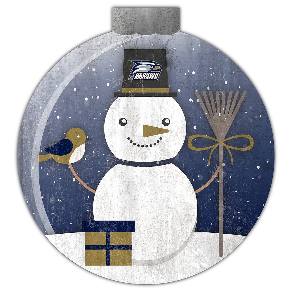 Georgia Southern Eagles 12'' Snow Globe Wall Art