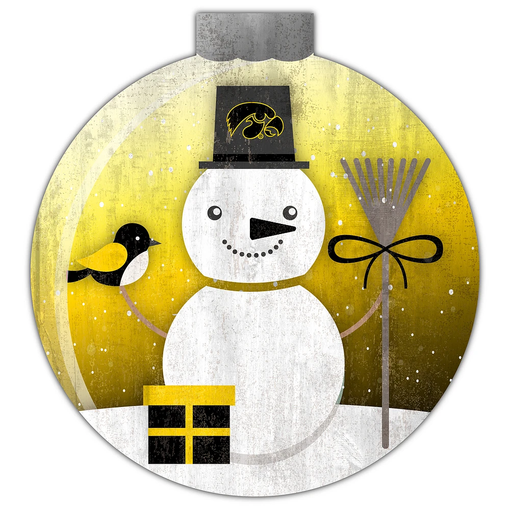 Iowa Hawkeyes 12'' Snow Globe Wall Art