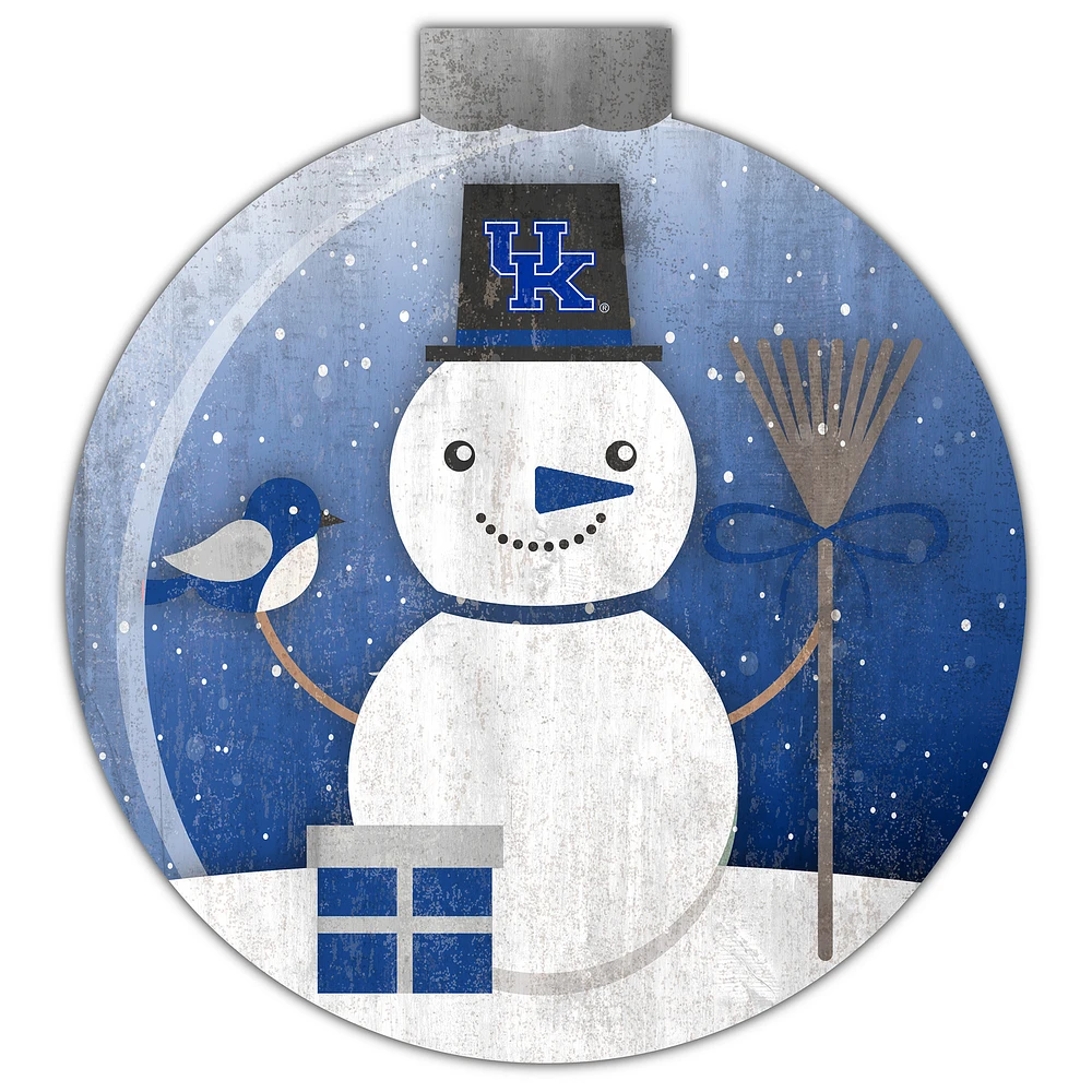 Kentucky Wildcats 12'' Snow Globe Wall Art