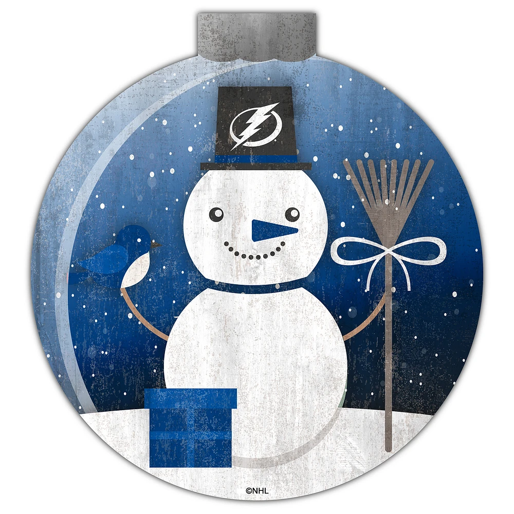 Tampa Bay Lightning 12'' Snow Globe Wall Art
